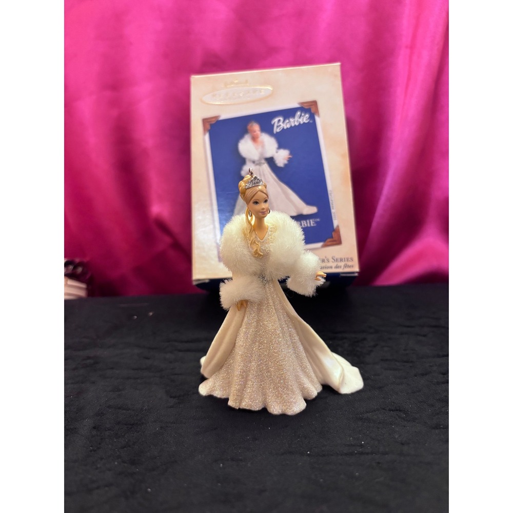 Hallmark Keepsake Ornament Celebration Barbie 2003 Special Edition White Gown